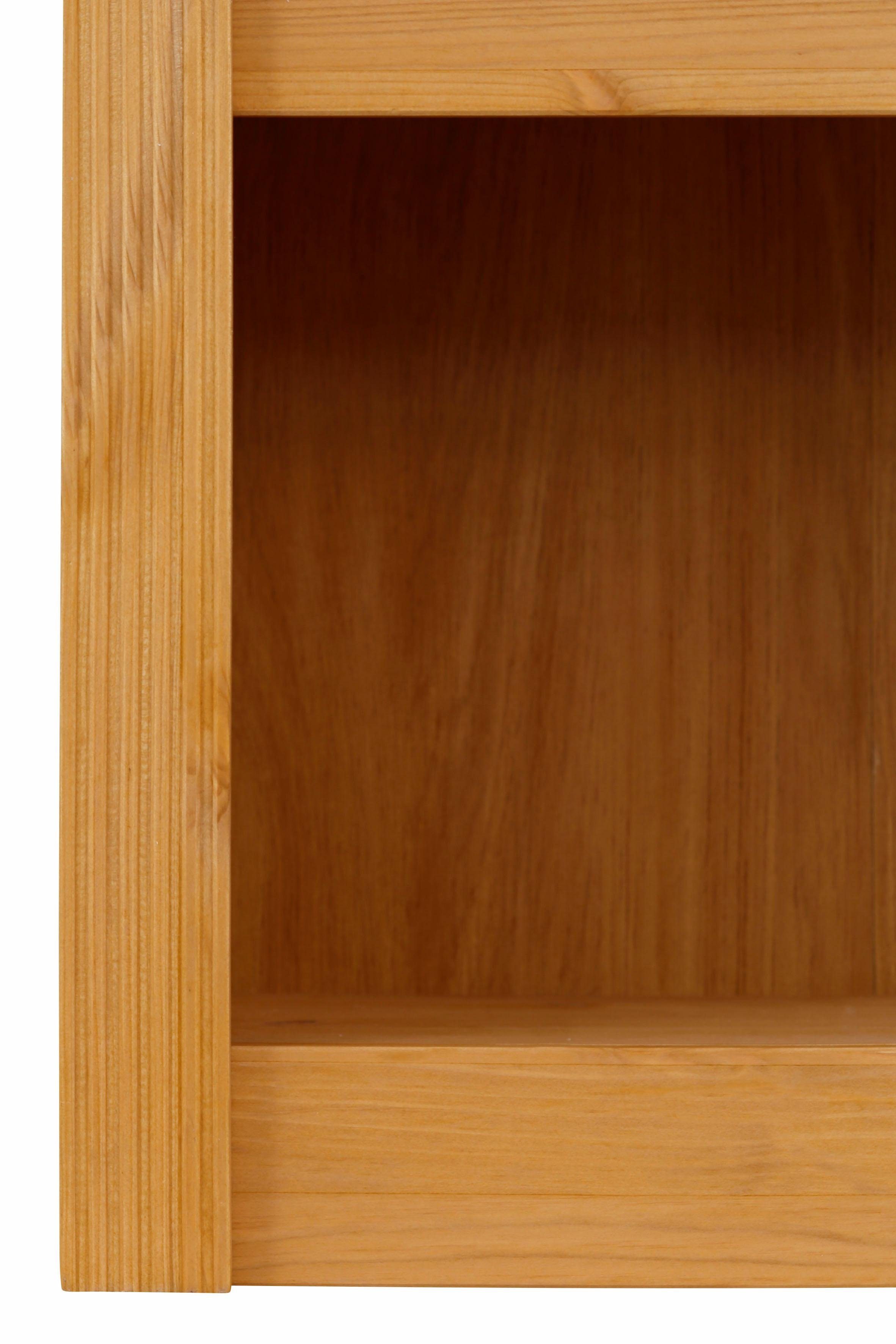 Home affaire Bücherwand Bergen, aus schönem massivem Kiefernholz, 3 tlg.