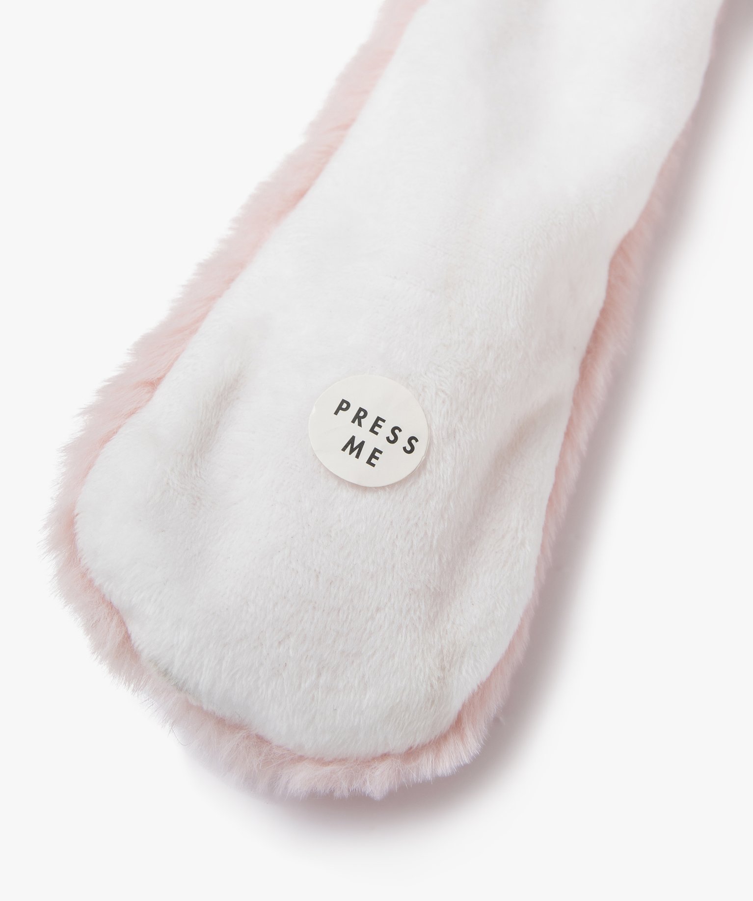 Bonnet peluche licorne avec oreilles animées fille rose | GEMO