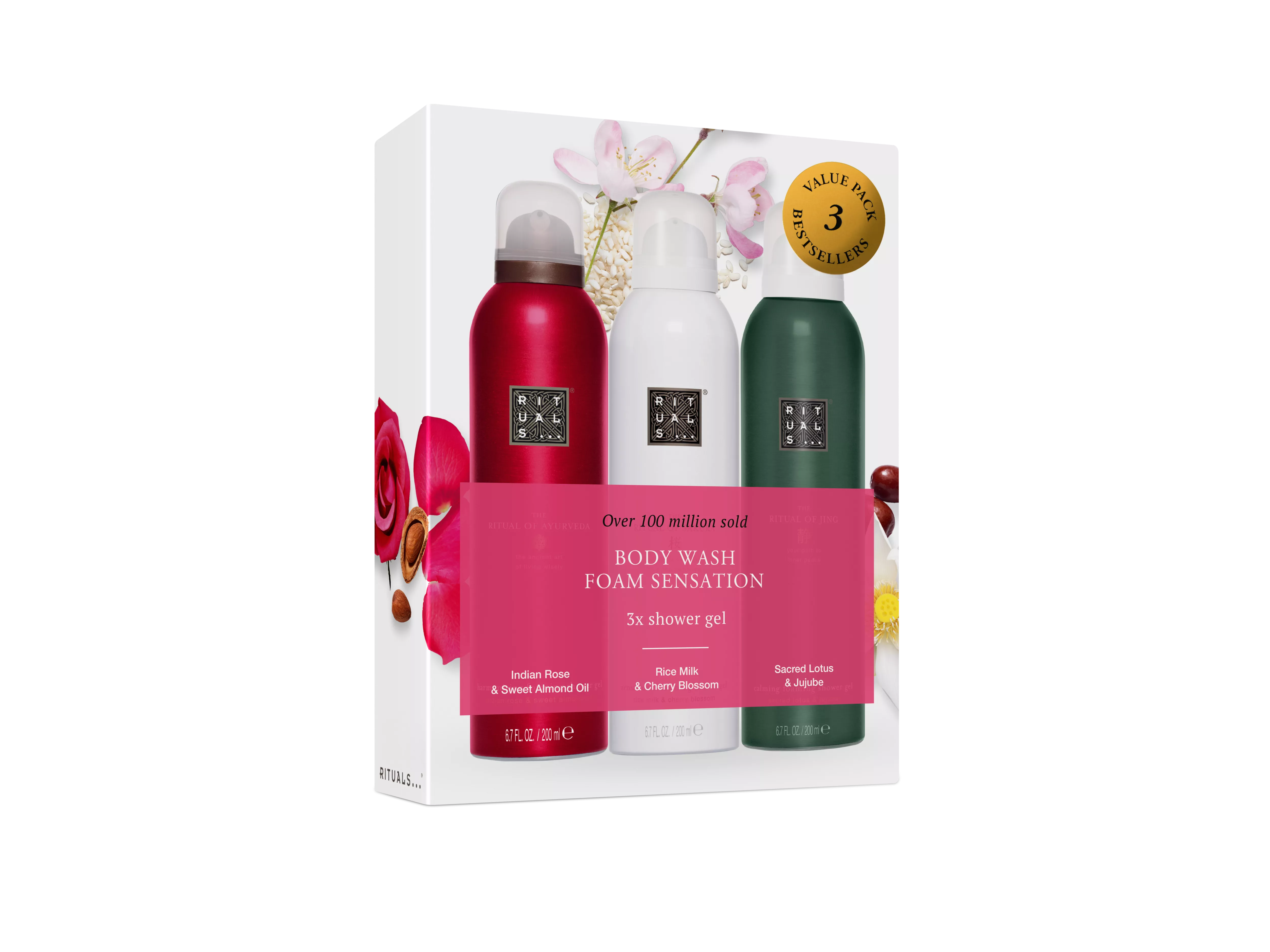 Pack économique de mousse de douche