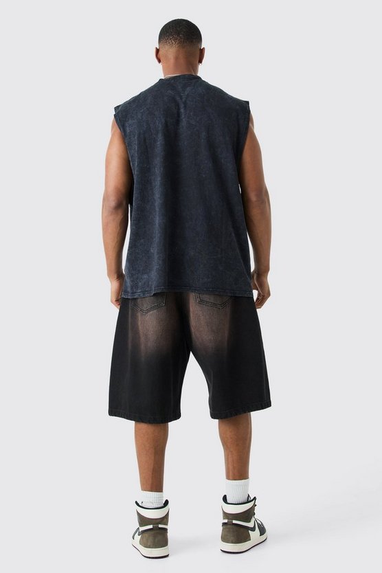 Oversize Tanktop mit Acid-Waschung