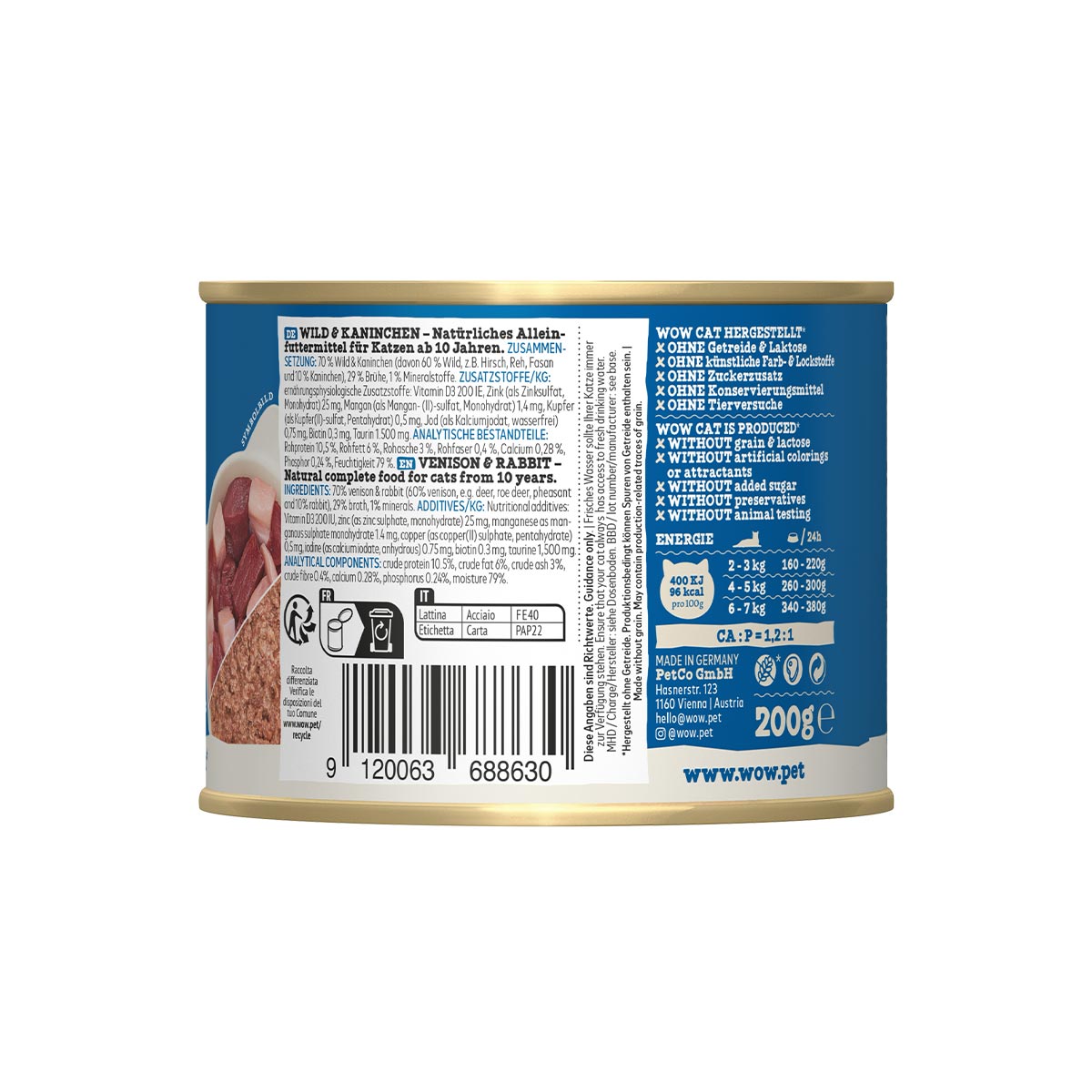 WOW CAT Senior Wild & Kaninchen günstig kaufen bei ZooRoyal