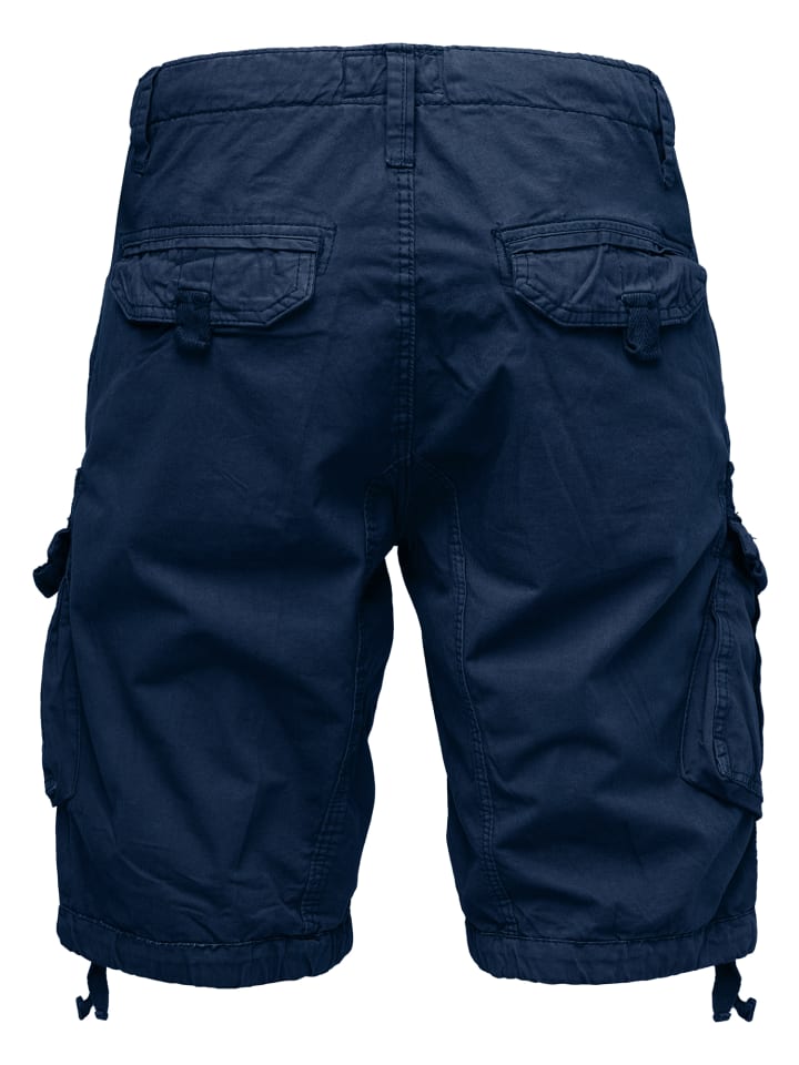 Amaci&Sons Cargoshorts LACKAWANNA in Navyblau günstig kaufen