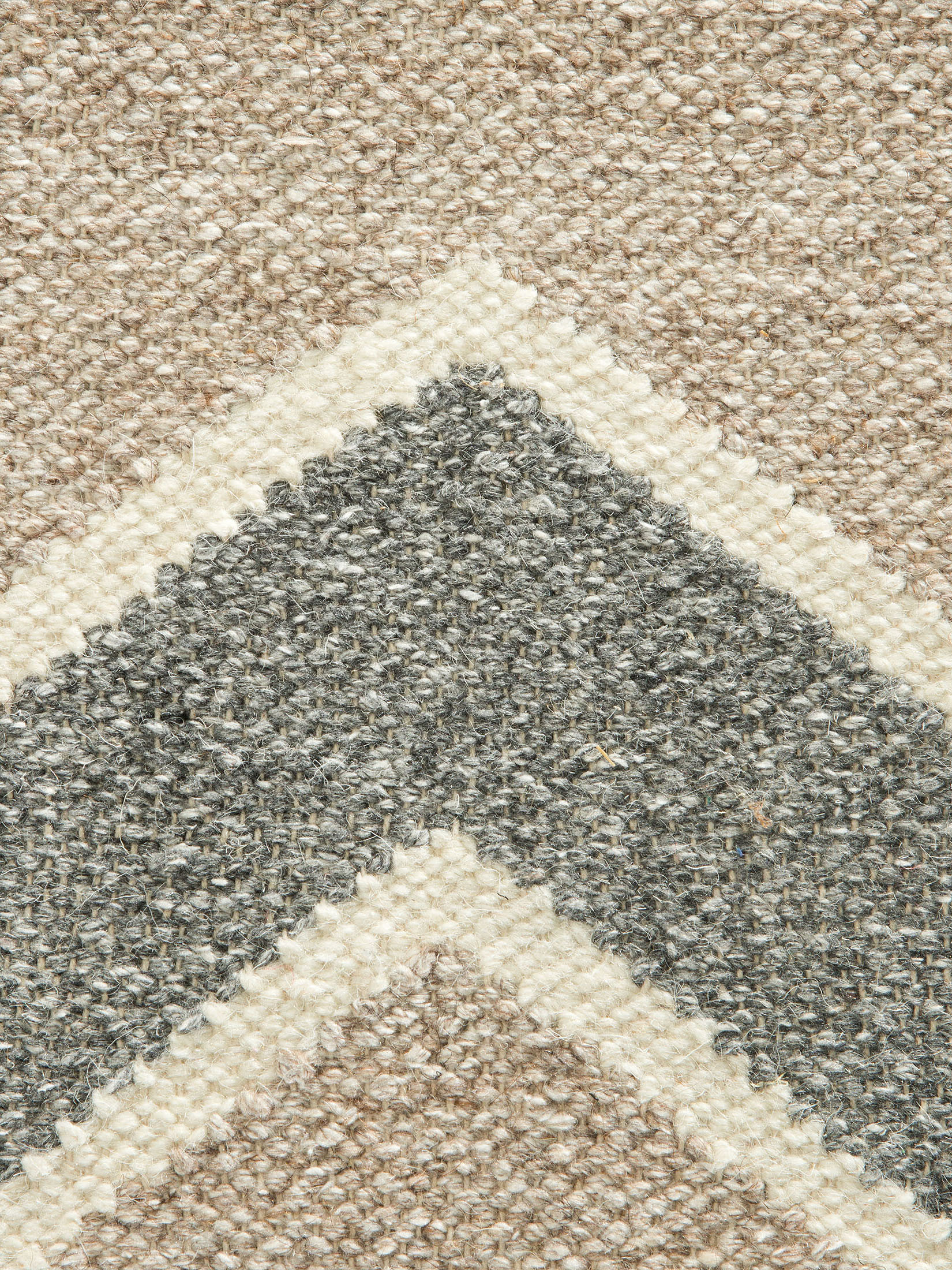 Ruda Flachgewebe-Teppich, Light Greige