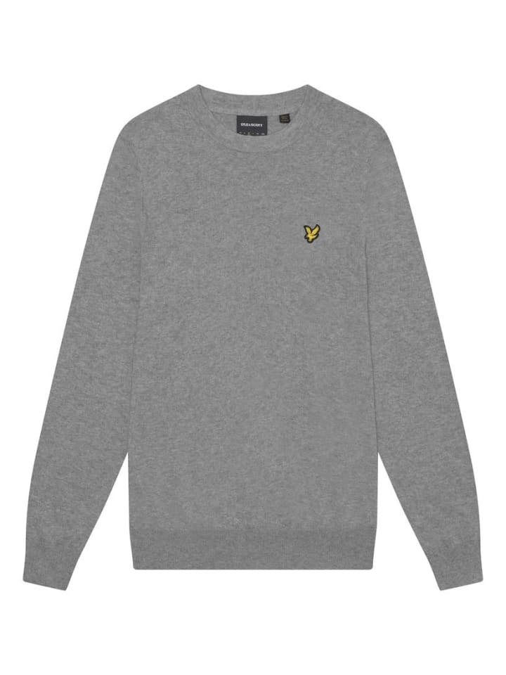 Lyle & Scott Strickpullover in Grau günstig kaufen