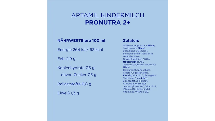 Aptamil Pronutra Kindermilch 800 g