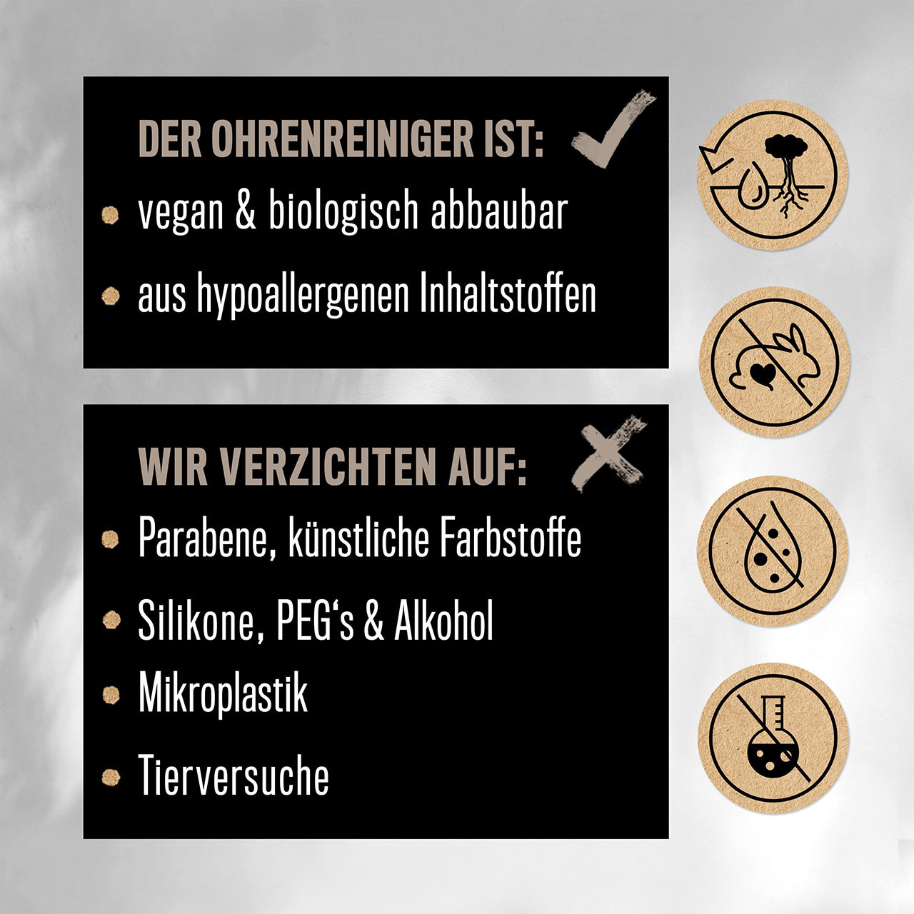 ALPHAZOO Augen- & Ohrenpflege ALPHAZOO Ohrenreiniger 200ml - Lauscher-Auf für Hunde, Katzen, Haus- und Hoftiere
