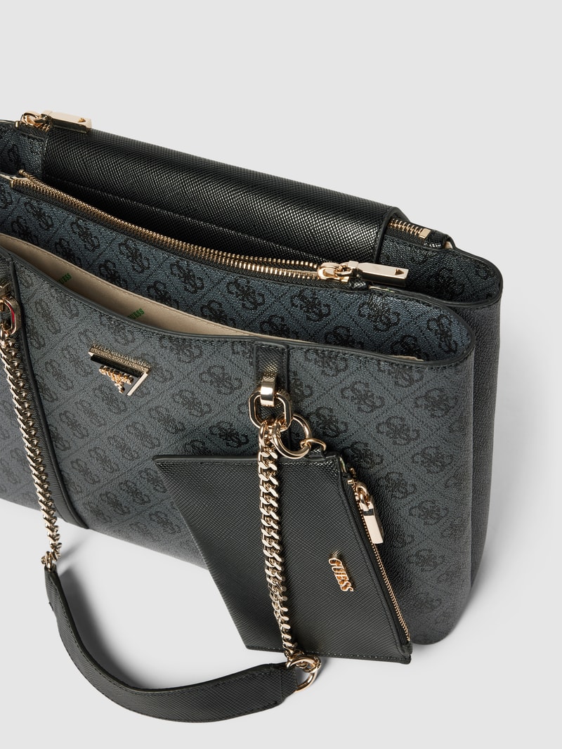 Tote Bag mit Henkeln in metallic Modell 'CRAIG' in graphit