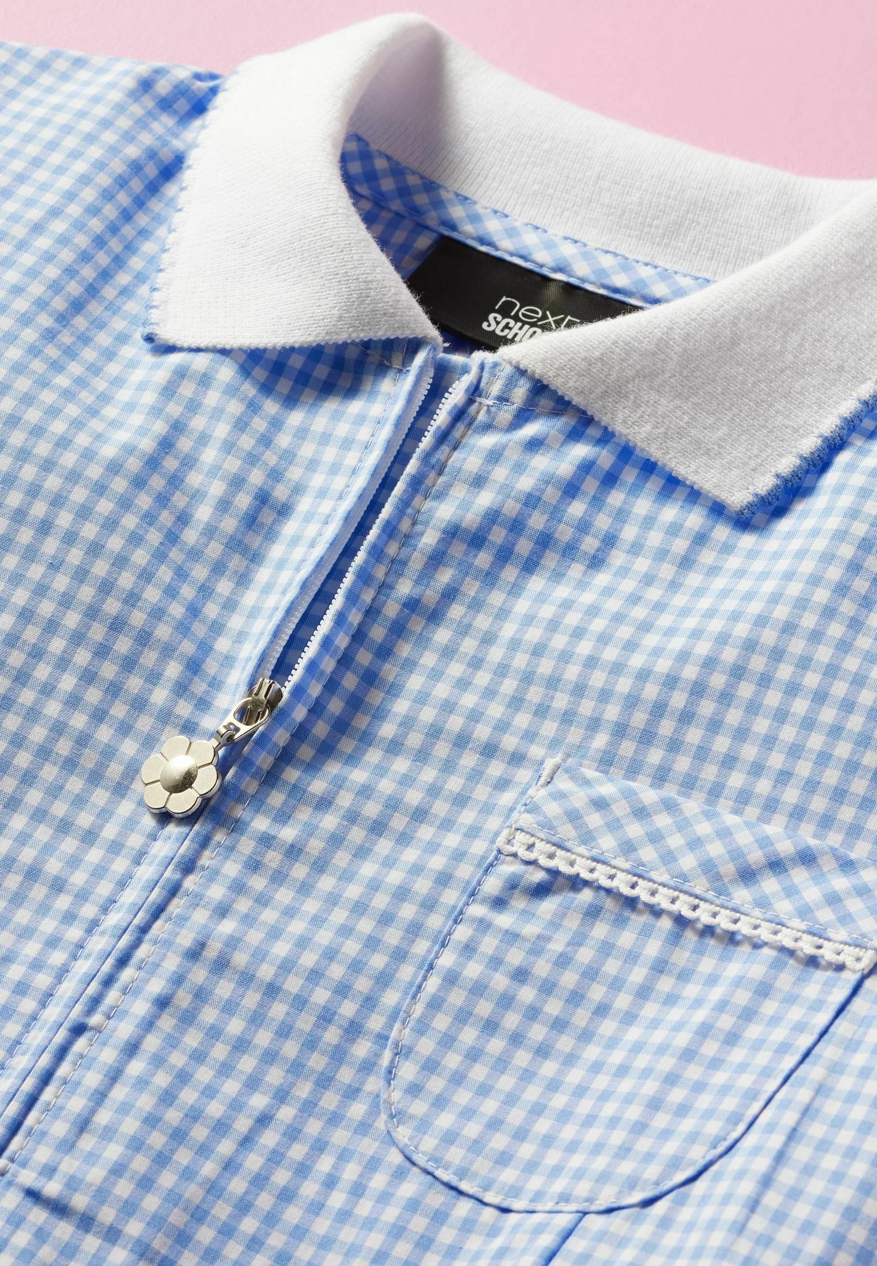 Next SCHOOL GINGHAM ZIP - Vestido de verano