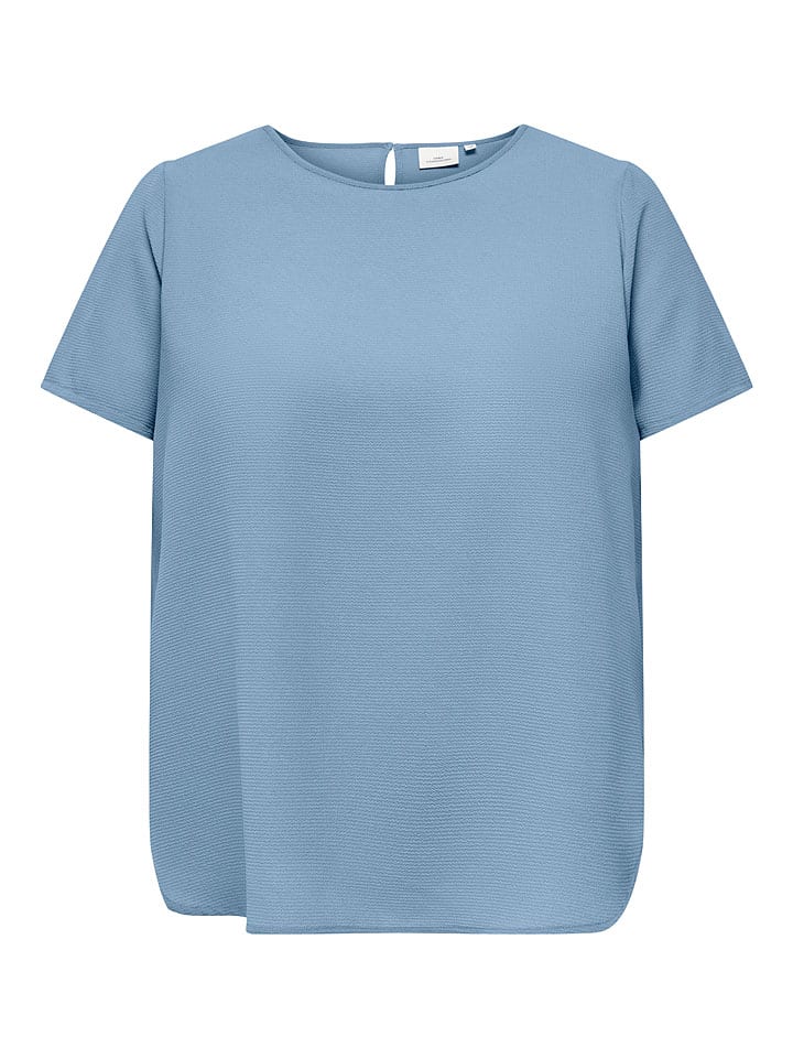 ONLY Carmakoma Bluse in Hellblau günstig kaufen