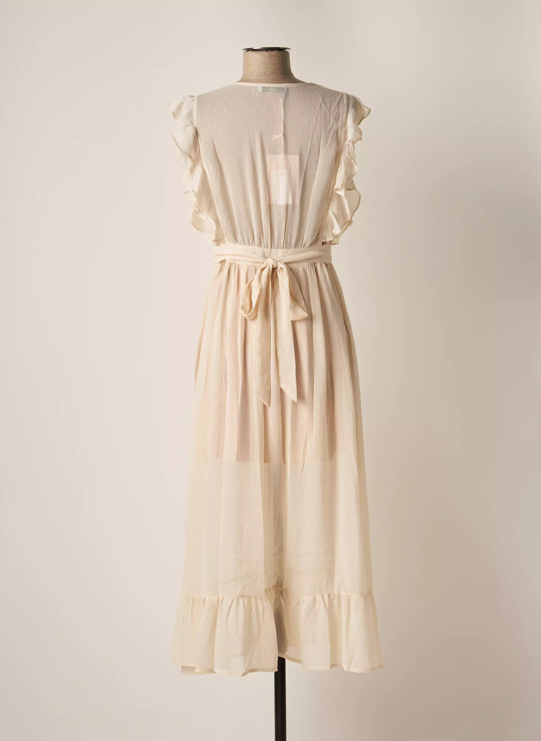 Calie Robes Longues Femme couleur beige