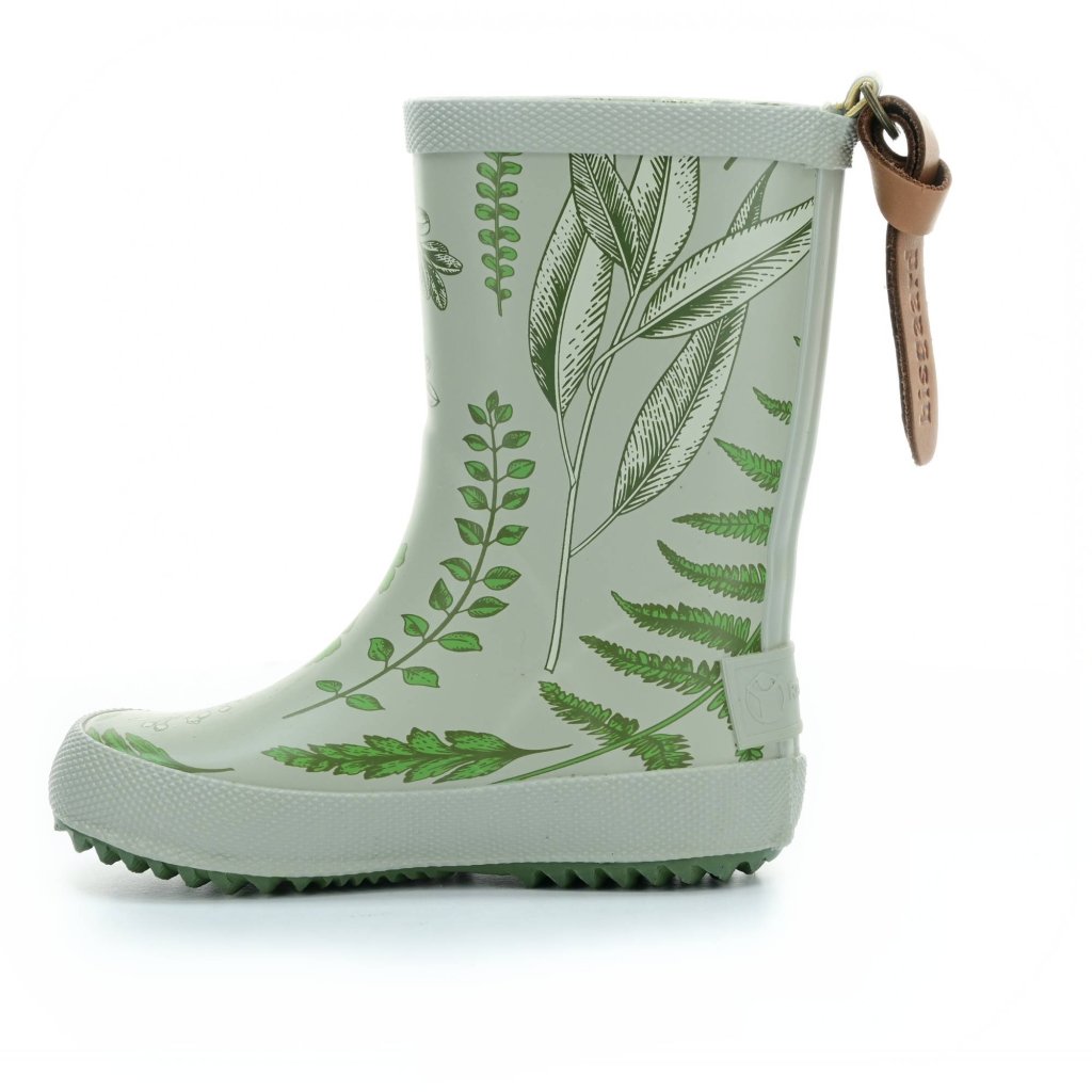 Bisgaard Green Flowers Gummistiefel