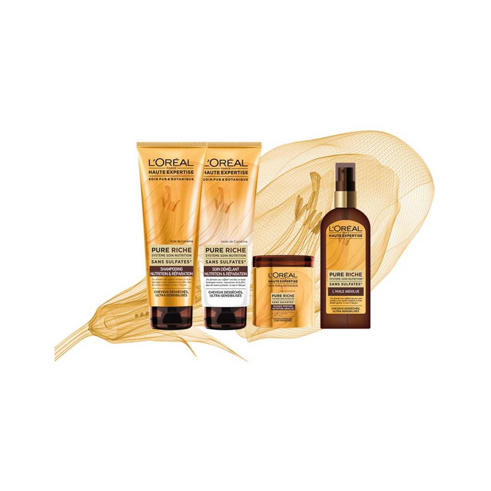 L'Oréal Paris Haute Expertise Pure Riche Shampoing réparateur cheveux desséchés