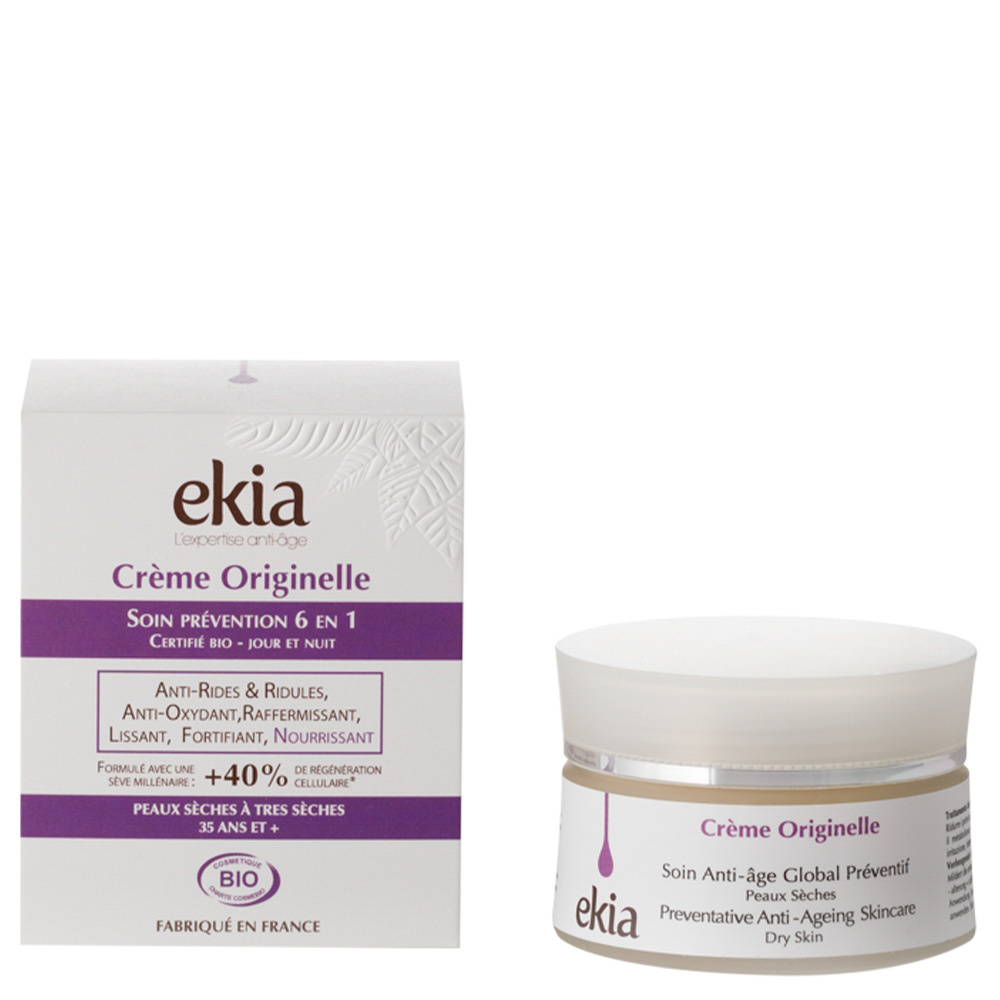 ekia Crème Originelle PS Crème prévention 6 en 1 -Anti-âge global - Certifiée bio