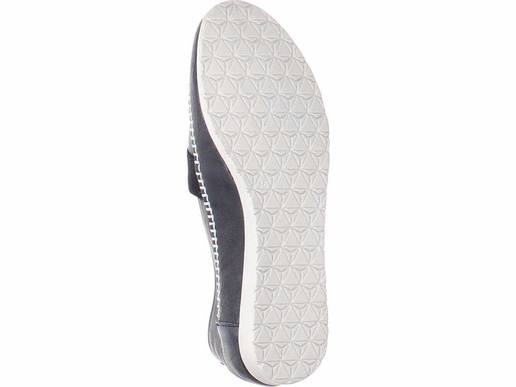 ESGANO Klassische Slipper blau Da.-Slipper