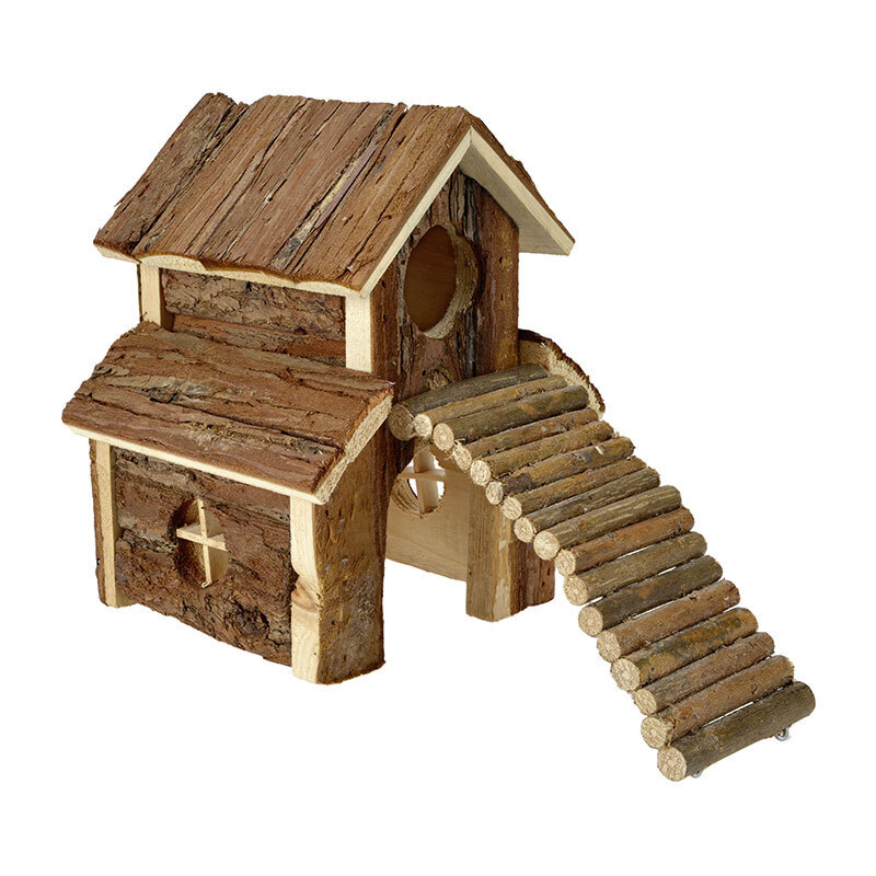 AniOne Käfigzubehör AniOne Holzhaus Noah