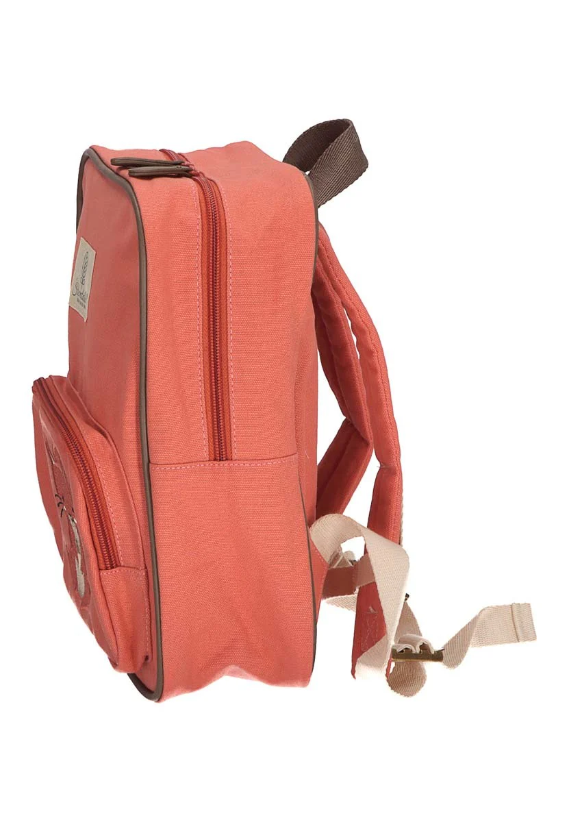 Kindergarten Rucksack Eichhörnchen Enna in hellrot, 6,5L
