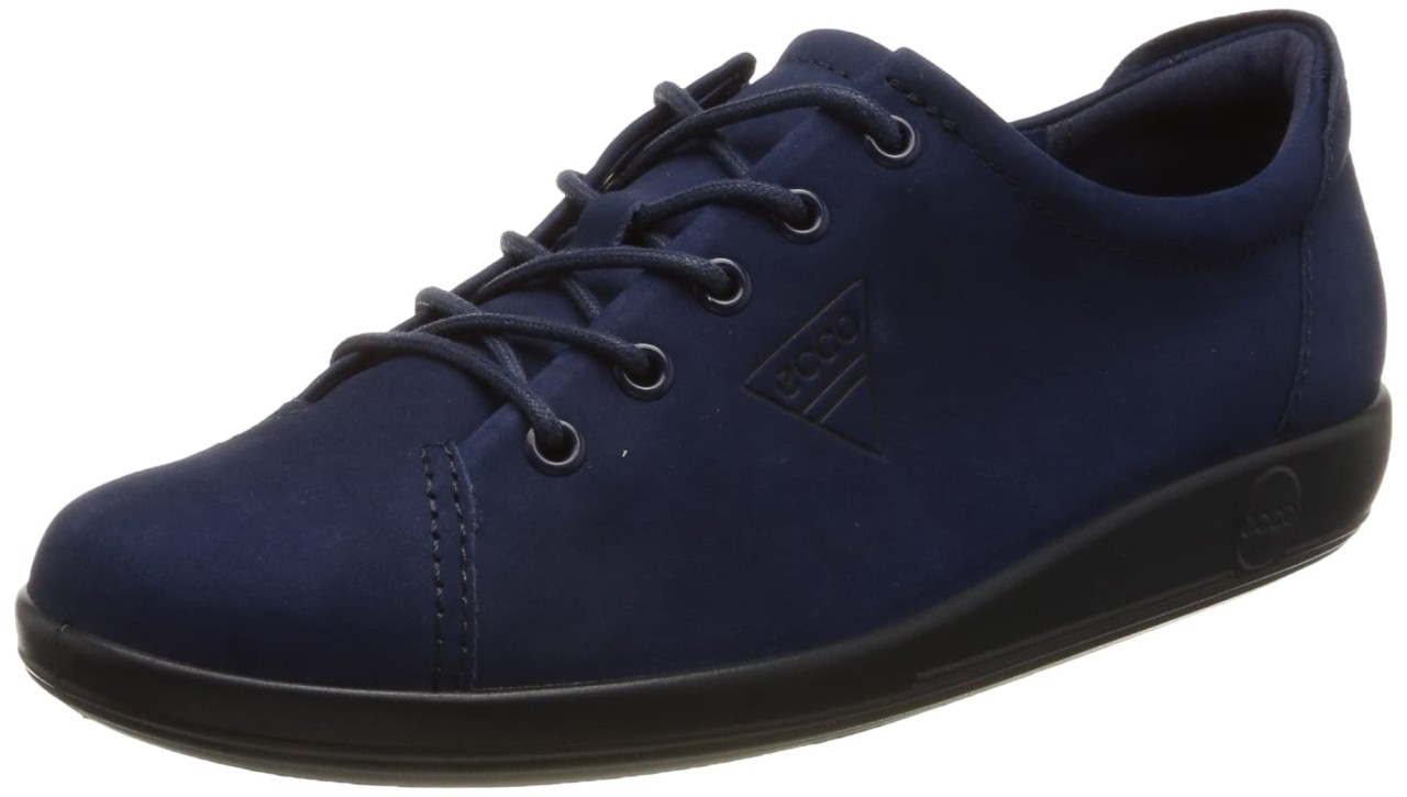 ECCO Freizeit Schnürer blau
