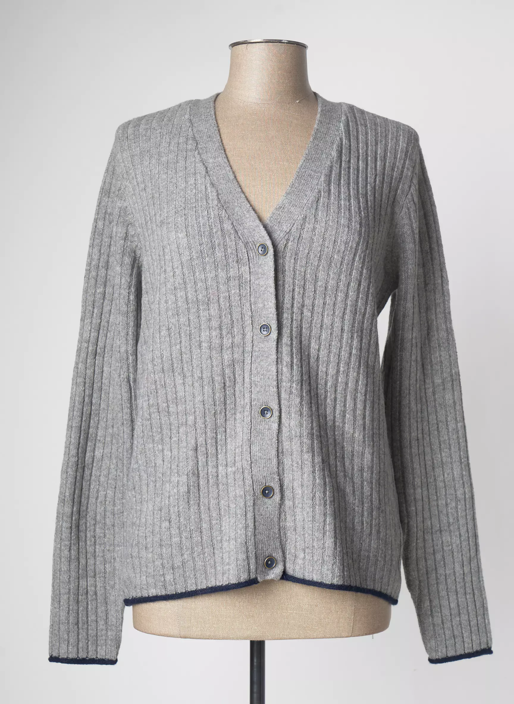 Yest Cardigans Femme couleur gris