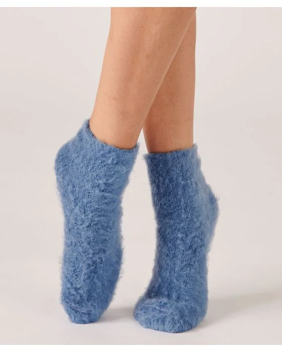 Mi-chaussettes de lit réversibles Thermolactyl.