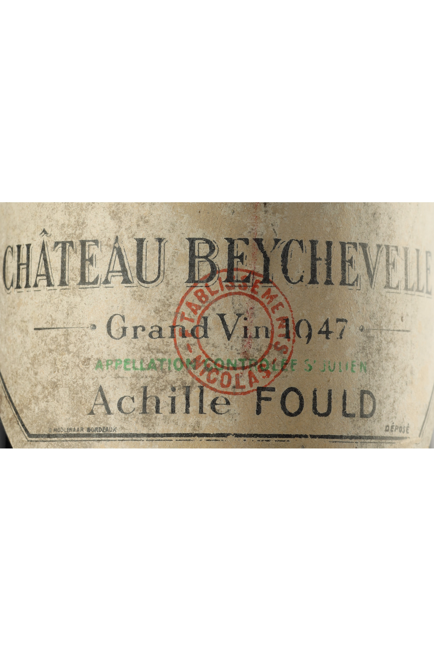 Château Beychevelle 1947, Saint Julien