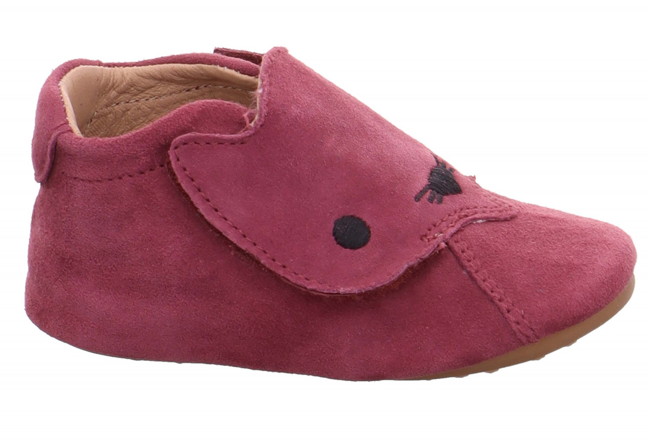 PAPAGENO - PinkHausschuh mit Klettverschluss