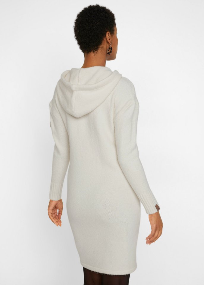 Strickkleid mit Kapuze