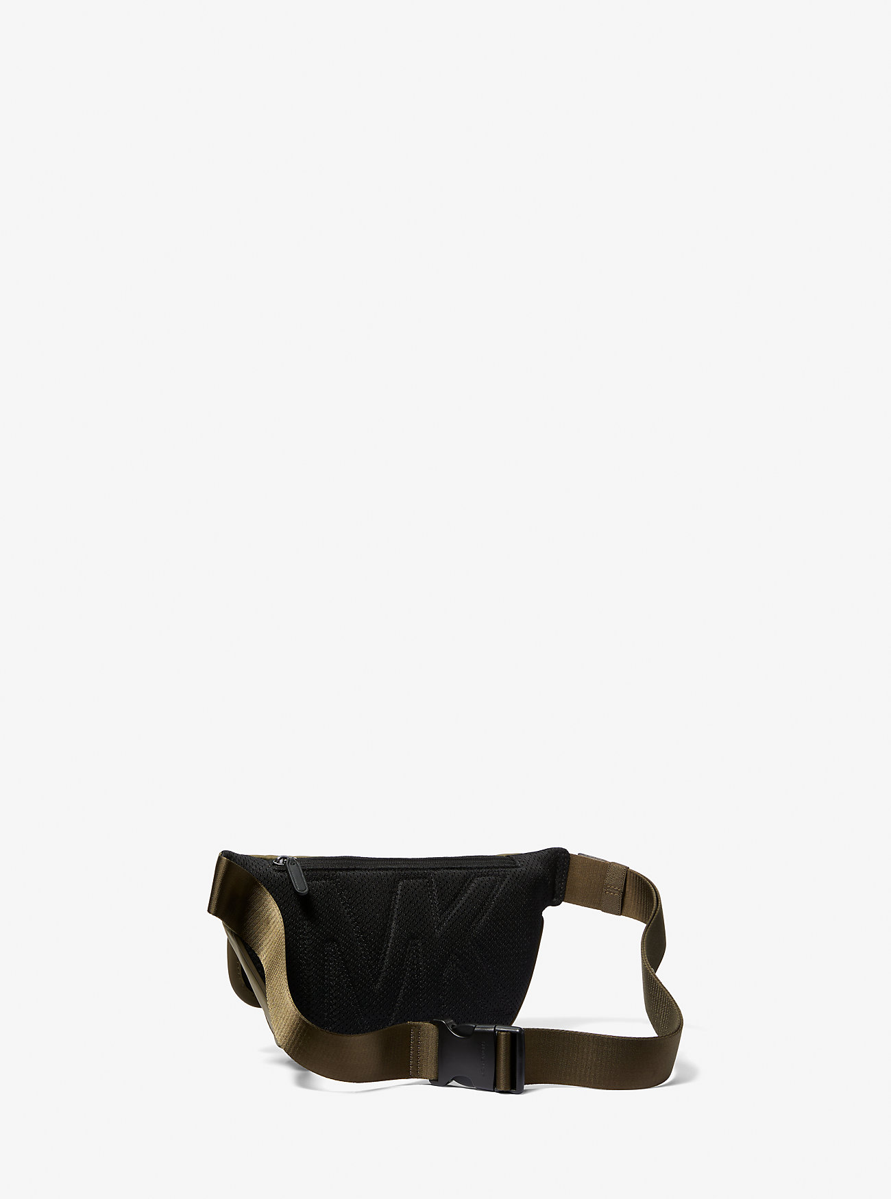 Marsupio a tracolla Eli in nylon stile aviatore - VERDE SAFARI