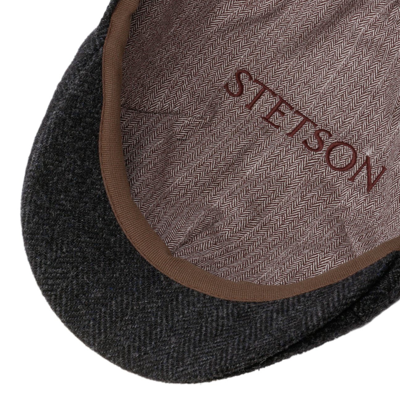 Stetson Flat Cap (1-St) Flatcap mit Schirm
