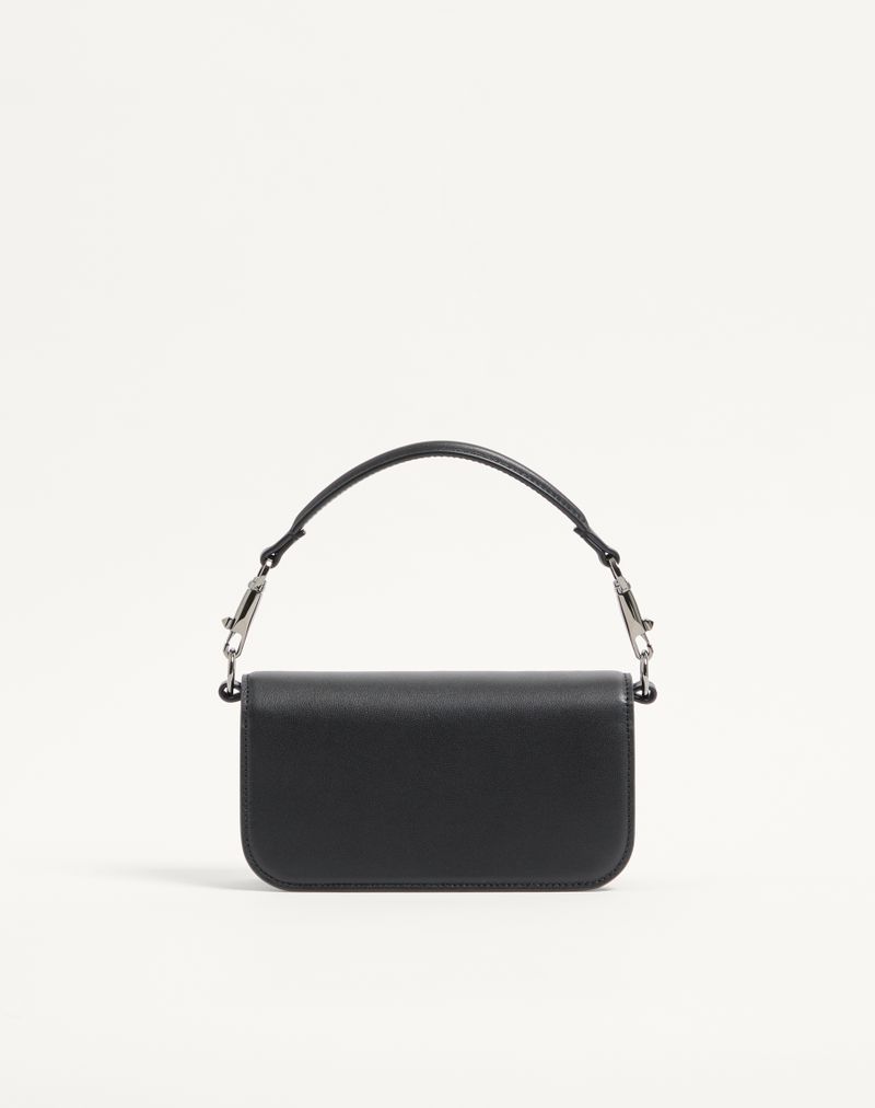Bolsa de ombro pequena Valentino Garavani Locò com logotipo de joia