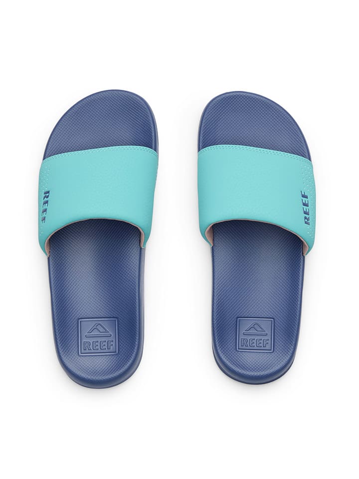 Reef Pantoletten in Türkis/ Dunkelblau günstig kaufen