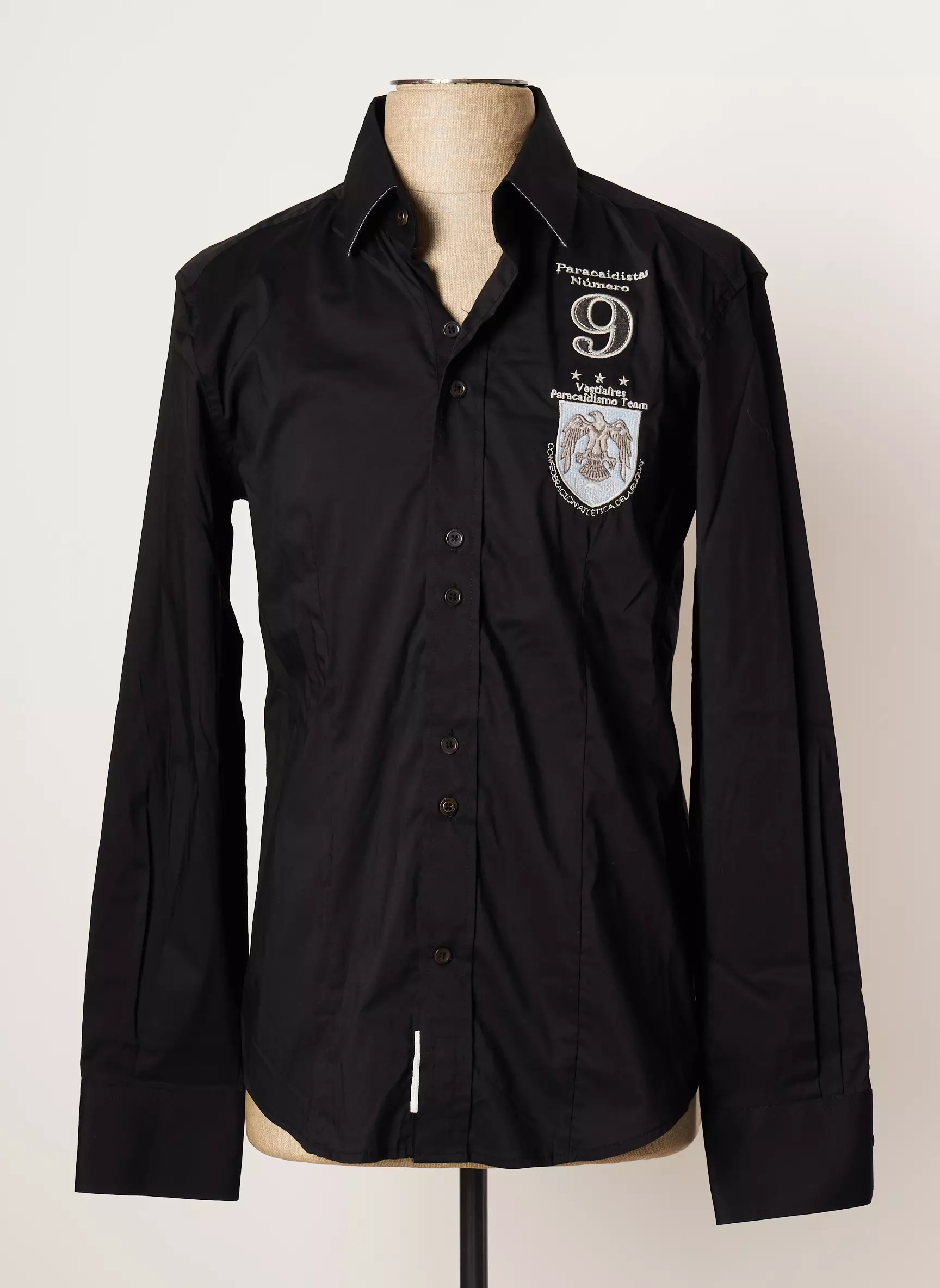 Vestiaires Principaute Cannoise Manches Longues Homme couleur noir