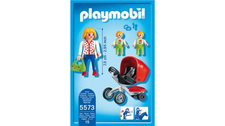PLAYMOBIL - City Life - In der KiTa: Zwillingskinderwagen