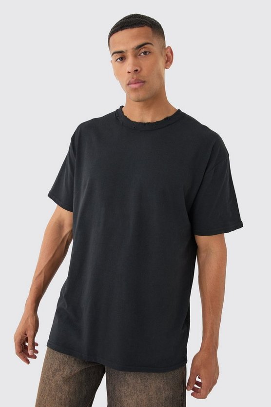 Zerrissenes Oversize T-Shirt