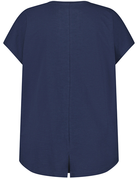 Kurzarmshirt mit Leopard-Motiv