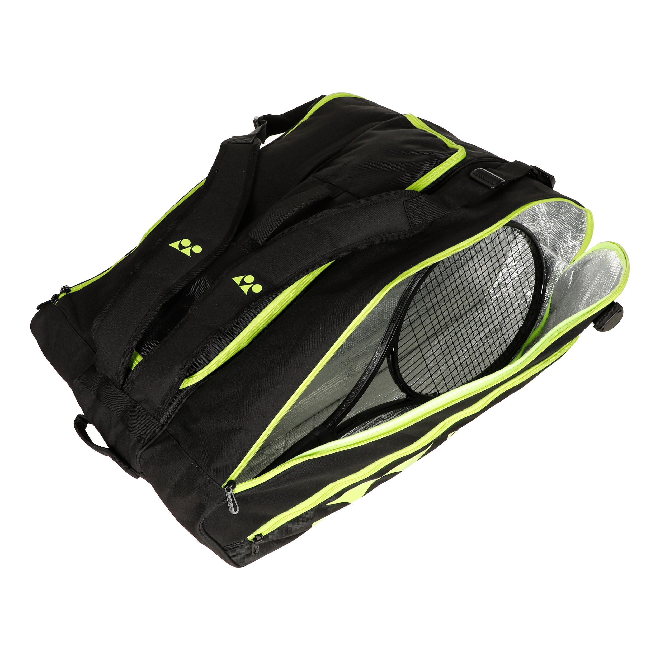 Club Line Racket Bag Schlägertasche 12er - Schwarz, Gelb