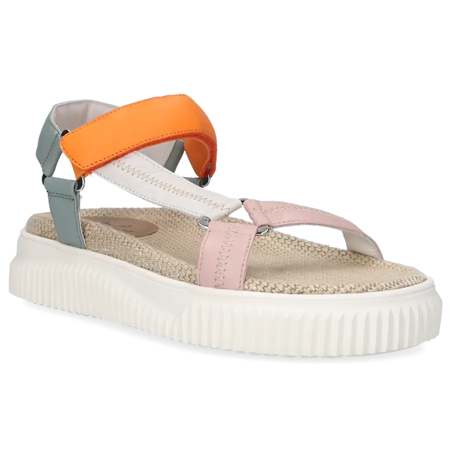 VOILE BLANCHE - Sandalen LISA 40 Kalbsleder - weiß