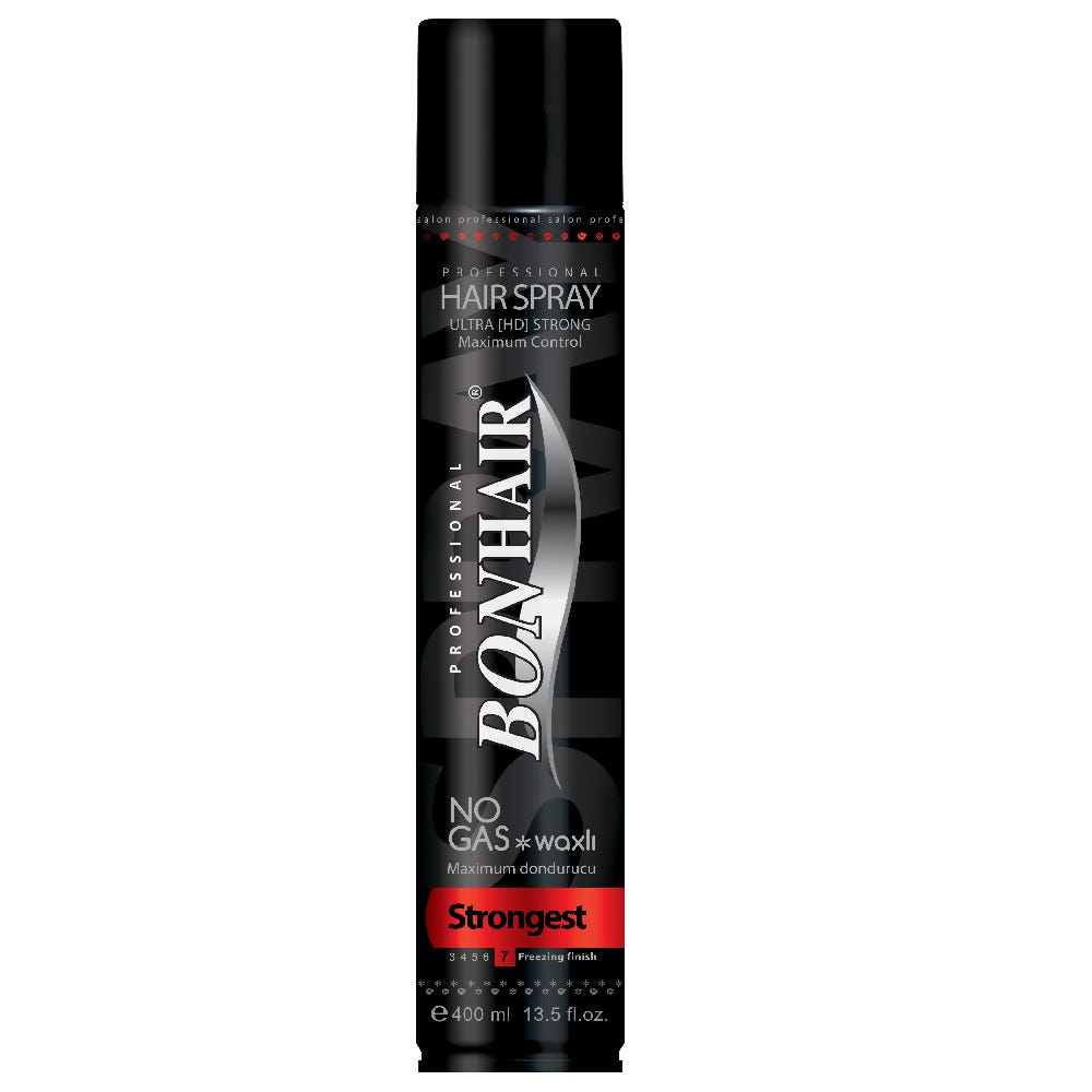 Bon Hair No Gas Waxed Hairspray 400 ml