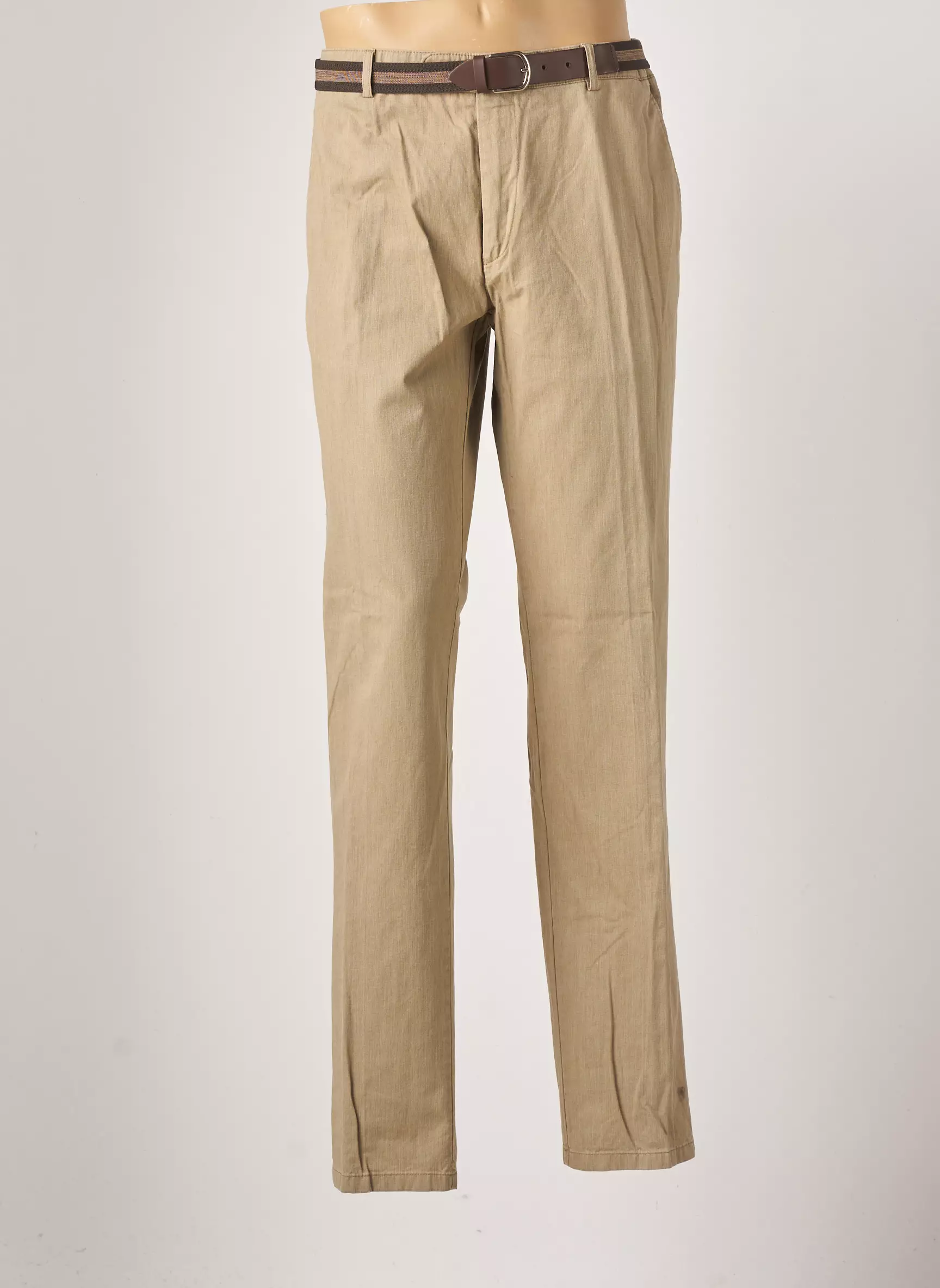 Harold Pantalons Chino Homme couleur beige