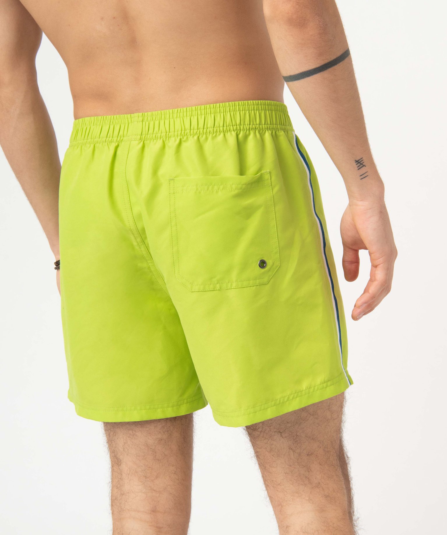 Short de bain homme look sportswear vert | GEMO