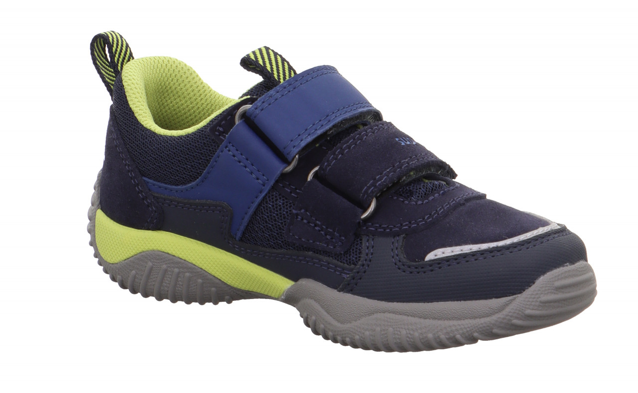 STORM - Blau/HellgrünSneaker low mit Klettverschluss