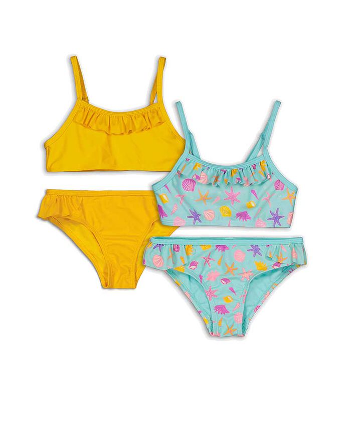 Set aus Bikinitop und Bikinislip - 2er-Pack