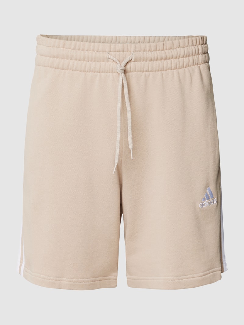 Shorts mit Galonstreifen in beige
