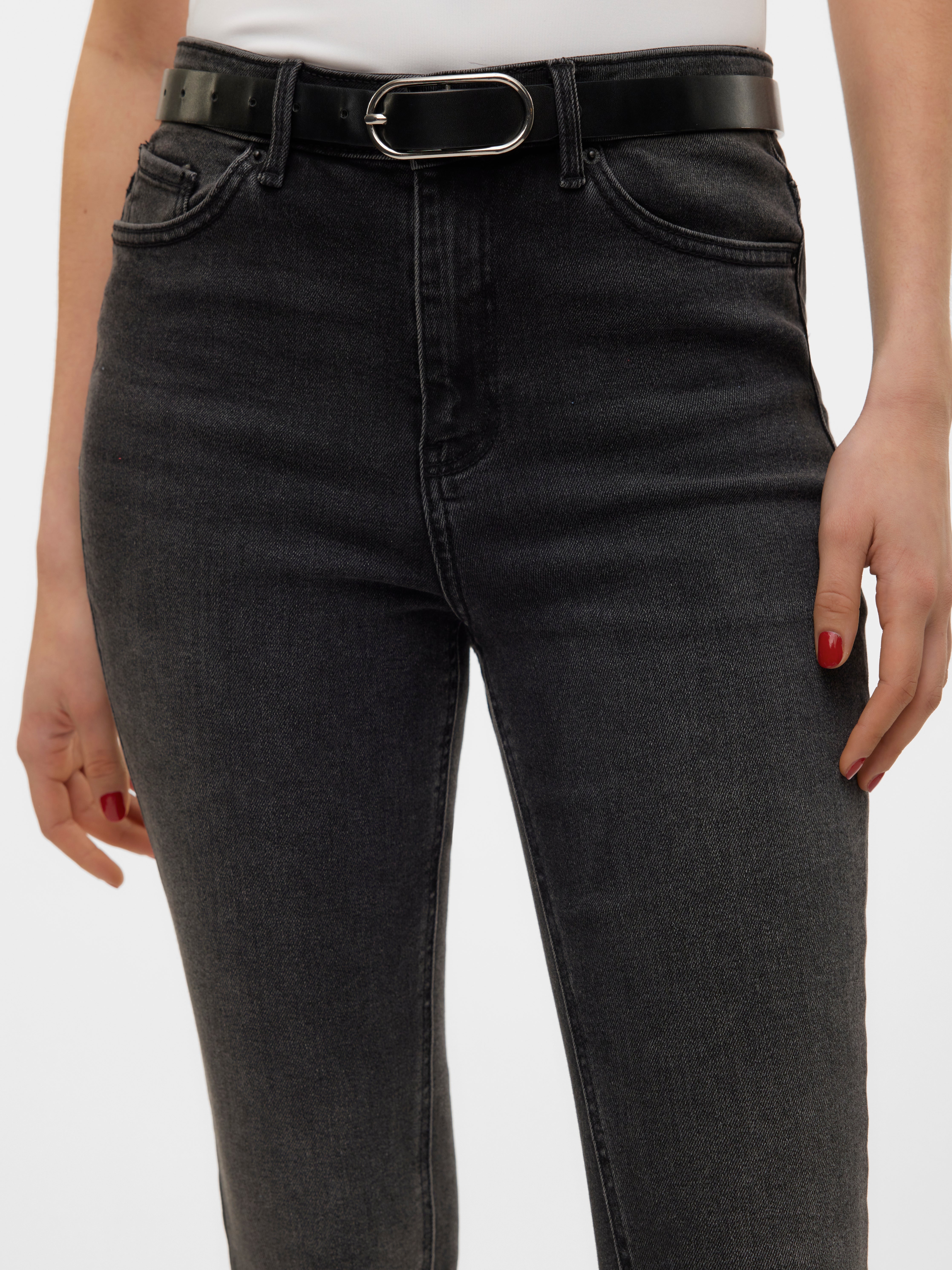 VMSOPHIA Hohe Taille Slim Fit Jeans