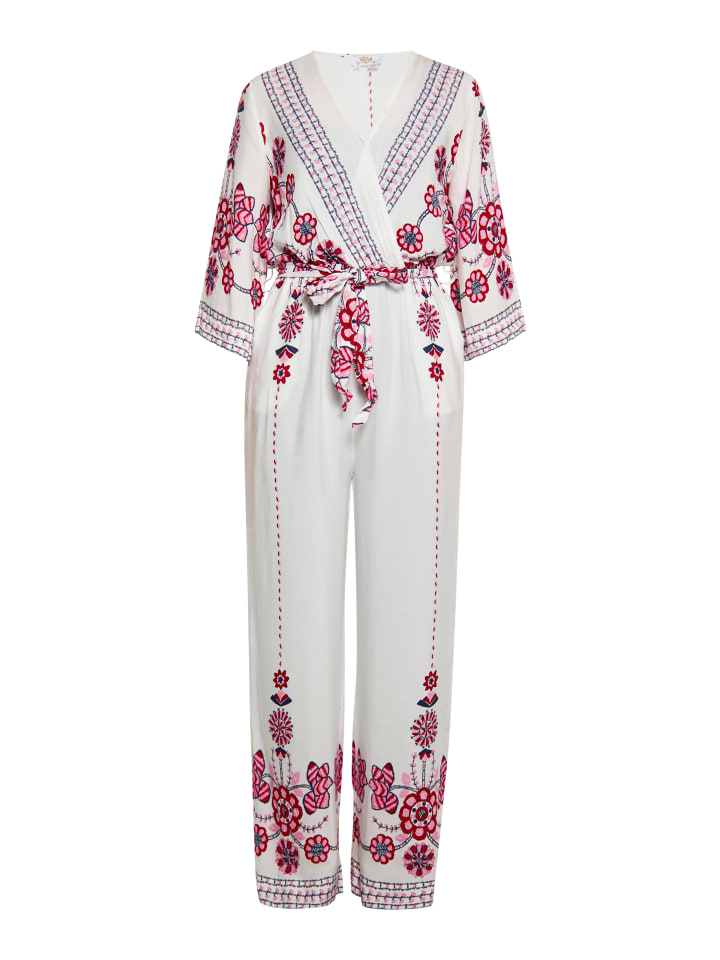 usha FESTIVAL Jumpsuit in Weiss Mehrfarbig günstig kaufen