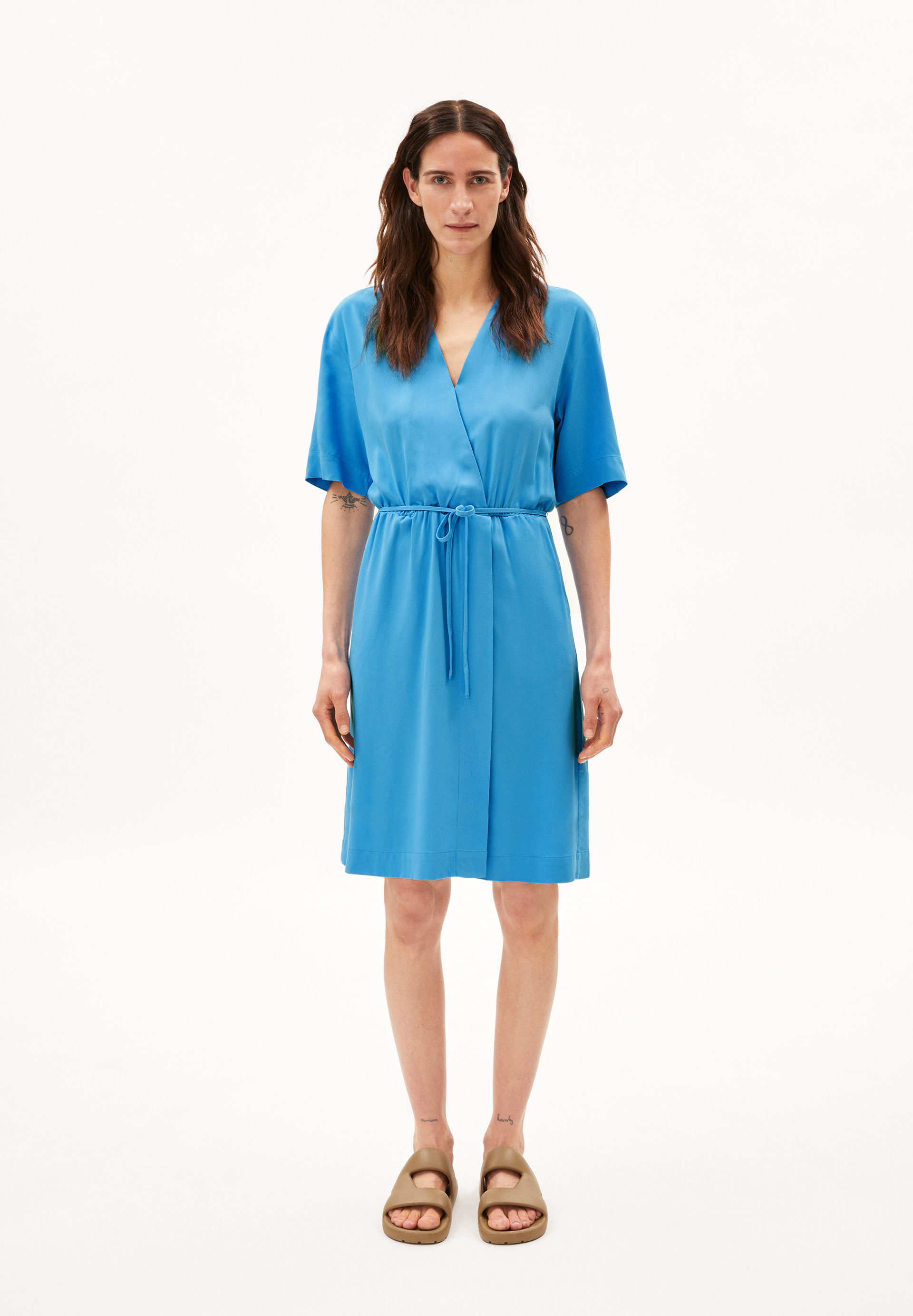 Webkleid Loose Fit aus LENZING™ ECOVERO™ Viskose