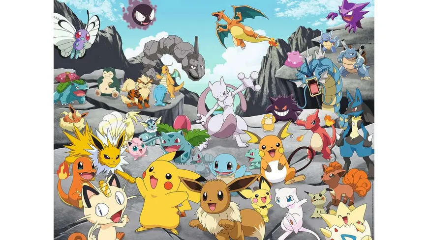 Ravensburger Puzzle - Pokémon Classics - 1500 Teile Puzzle für Erwachsene und Kinder ab 14 Jahren, Pokémon Puzzle