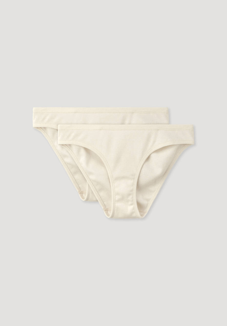Slip low cut im 2er-Pack aus reiner Bio-Baumwolle