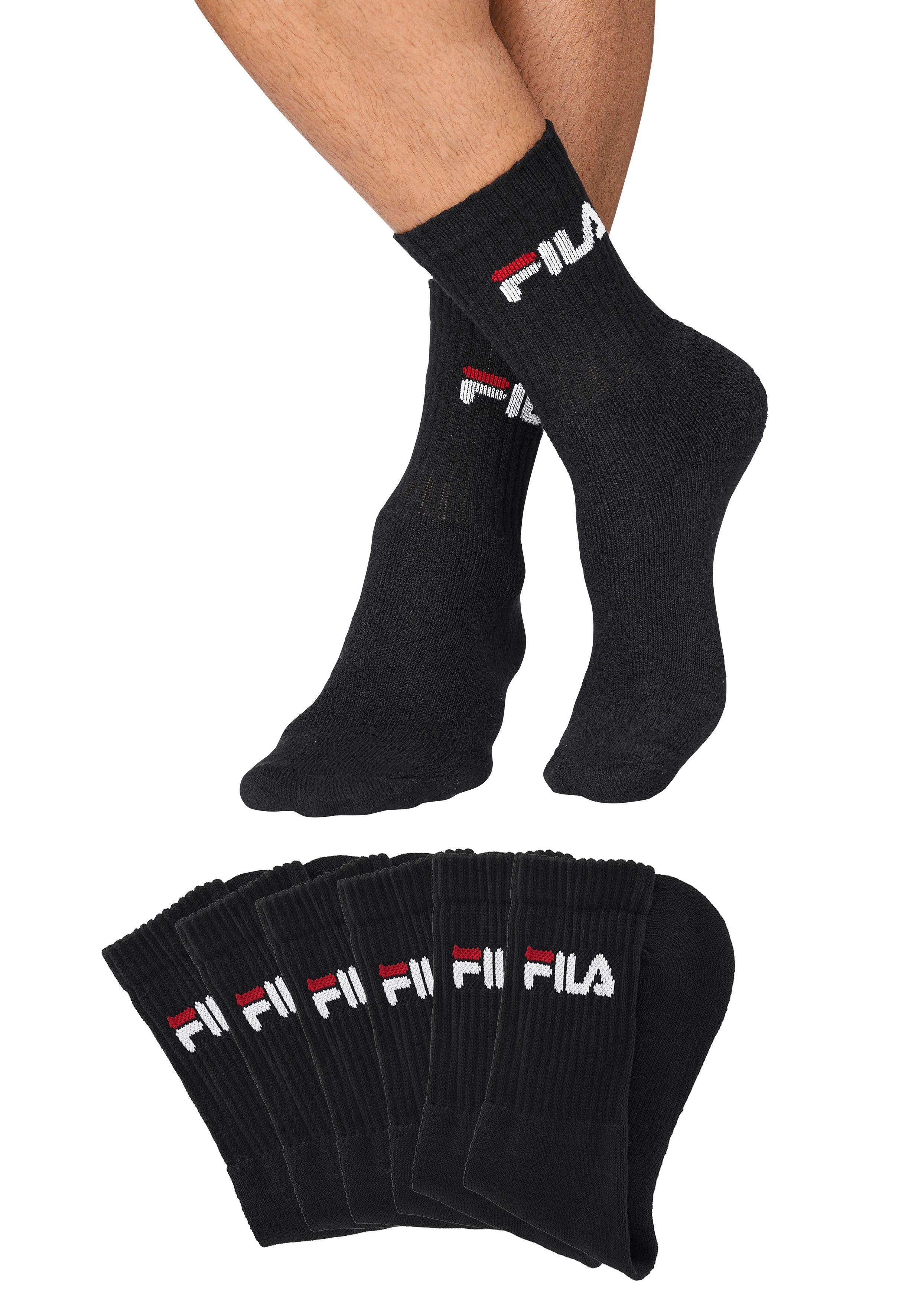 Fila Tennissocken (6-Paar) mit eingestricktem Logo