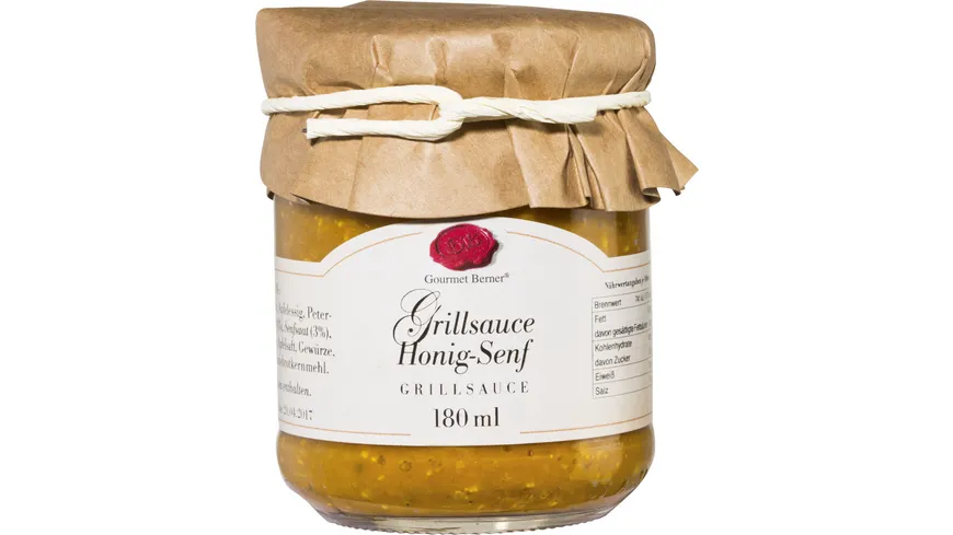 Gourmet Berner Grillsauce Honig-Senf 180 ml