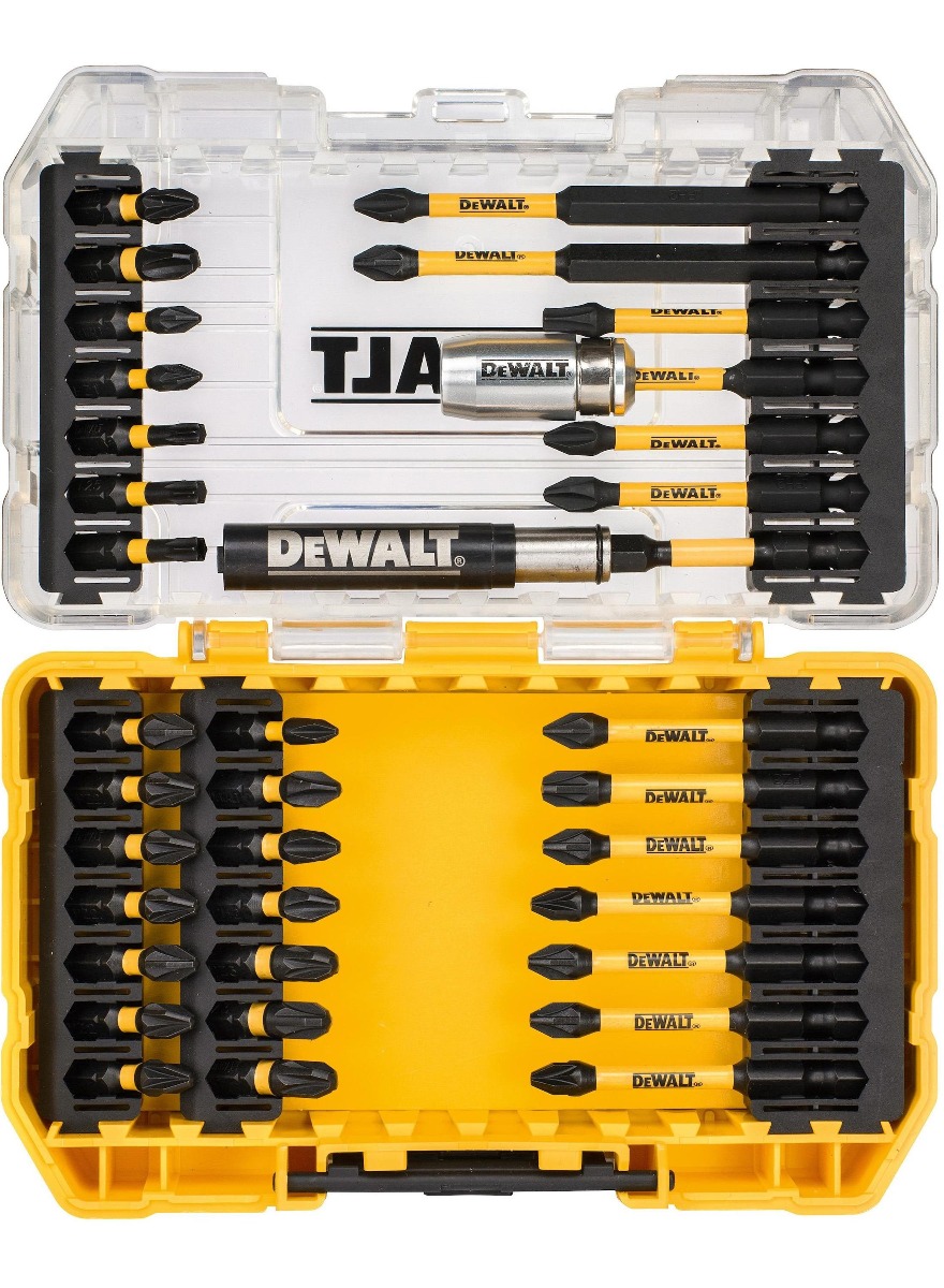 DeWalt Tillbehör DT70731T-QZ 37-DELARS FLEXTORQ SKRUVMEJSELBITSSATS